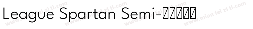 League Spartan Semi字体转换